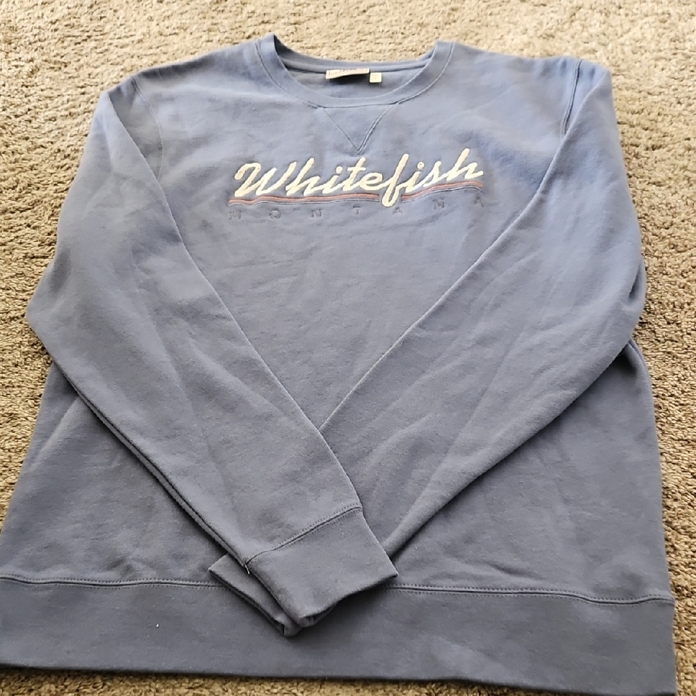 NWOT Embroidered Whitefish, MT Womens Sweatahirt Small